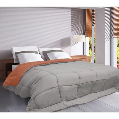 Edredón Poyet Motte - Gris Marrón Claro - 400 g/m² - 220x240 cm Edredón Poyet Motte - Gris Marrón Claro - 400 g/m² - 220x240 cm