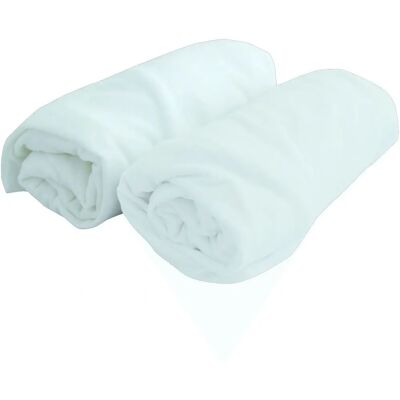 Drap housse Domiva Doux Nid Blanc 60 x 120 cm - Literie bébé - Publicité Drap housse Domiva Doux Nid Blanc 60 x 120 cm - Literie bébé - Publicité