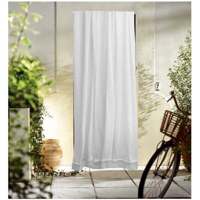Tenda in cotone bianco Poyet Motte - 140x250 cm Tenda in cotone bianco Poyet Motte - 140x250 cm