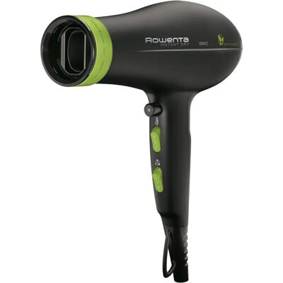 Rowenta Eco Intelligence Hårtørrer - 1500W - Sort/Grøn Rowenta Eco Intelligence Hårtørrer - 1500W - Sort/Grøn