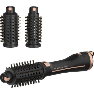 Spazzola per acconciature Rowenta nero caldo rame - Tipo di capelli Tutti Spazzola per acconciature Rowenta nero caldo rame - Tipo di capelli Tutti