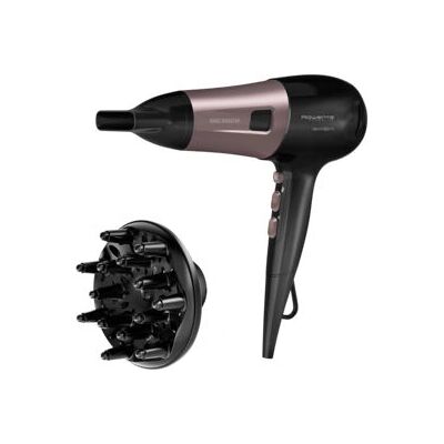 Secador Powerline Rowenta Preto Rosa - Secador Secador Powerline Rowenta Preto Rosa - Secador