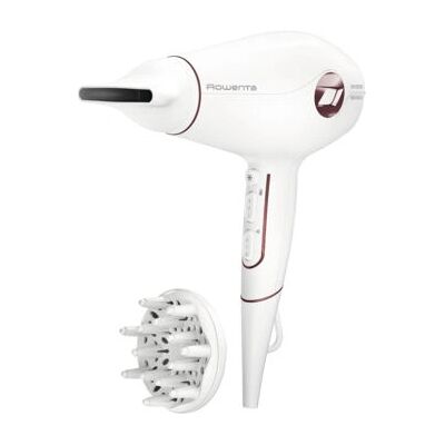 Sèche-cheveux Blanc Rowenta CV6135 - 1800 W, Volume, Séchage Délicat - Publicité Sèche-cheveux Blanc Rowenta CV6135 - 1800 W, Volume, Séchage Délicat - Publicité