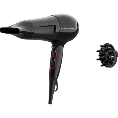 Uscător de păr Rowenta Negru CV591L - Rapid, Ionizant, Voluminos Uscător de păr Rowenta Negru CV591L - Rapid, Ionizant, Voluminos