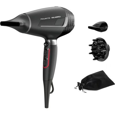 Rowenta Black Chrome Hair Dryer - 2200 W - Unisex Rowenta Black Chrome Hair Dryer - 2200 W - Unisex