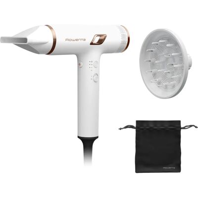 Uscător de păr Rowenta NANO HY8140F0 - Ioniizare, 1700W, Alb Uscător de păr Rowenta NANO HY8140F0 - Ioniizare, 1700W, Alb