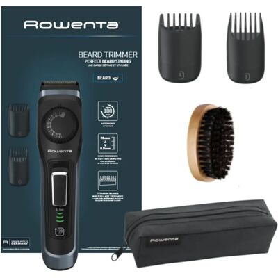 Rowenta TN3804E0 Trimmer do brody - 180 min, tytanowe ostrza, 0,5-20 mm, automatyczny blokada Rowenta TN3804E0 Trimmer do brody - 180 min, tytanowe ostrza, 0,5-20 mm, automatyczny blokada