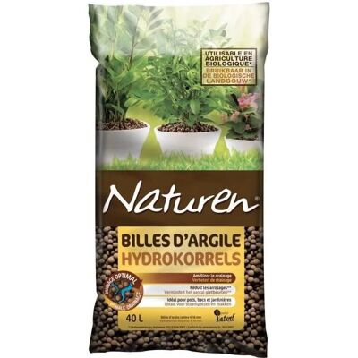 Naturen Fertiligene Boules d'Argile - 40L Engrais pour Jardin - Publicité Naturen Fertiligene Boules d'Argile - 40L Engrais pour Jardin - Publicité