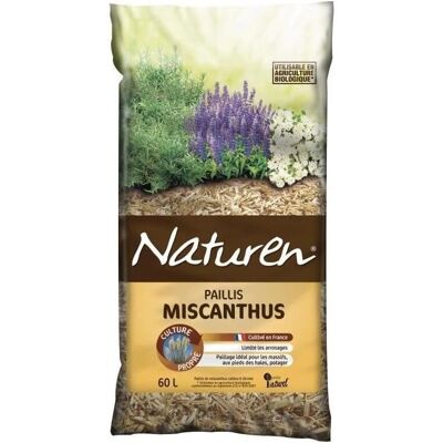 Naturen Miscanthus - Paillis 60L - Paillis - Publicité Naturen Miscanthus - Paillis 60L - Paillis - Publicité