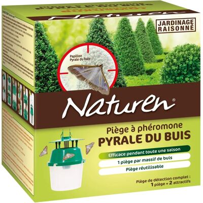 Trappola antiparassitaria Naturen - Piralide del bosso - Rilevamento efficace con feromoni - Prodotto in Francia Trappola antiparassitaria Naturen - Piralide del bosso - Rilevamento efficace con feromoni - Prodotto in Francia