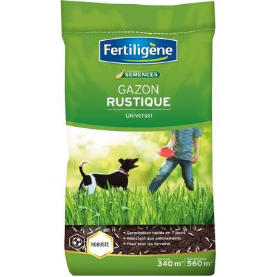 Fertiligene Gazon Rustique - 8,5 kg - Gazon Résistant pour Tous Terrains - Publicité Fertiligene Gazon Rustique - 8,5 kg - Gazon Résistant pour Tous Terrains - Publicité