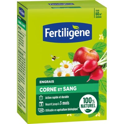 FERTILIGENE FCOSAN3 Engrais Corne et Sang - 3kg, Durable, 60m² - Publicité FERTILIGENE FCOSAN3 Engrais Corne et Sang - 3kg, Durable, 60m² - Publicité