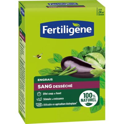 UAB FERTILIGENE FSAN12 - 1,2 kg Sang séché engrais - Effet coup de fouet - Pour fleurs et légumes - Publicité UAB FERTILIGENE FSAN12 - 1,2 kg Sang séché engrais - Effet coup de fouet - Pour fleurs et légumes - Publicité