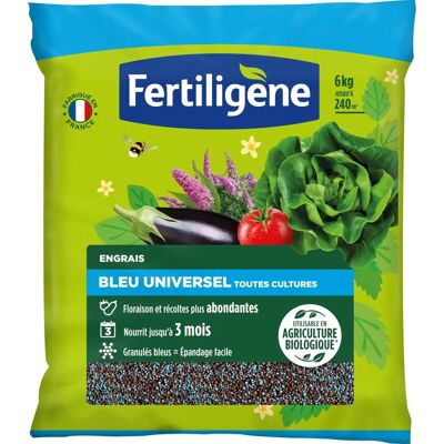Engrais Organique Fertiligène - 6 Kg - Supporte 3 Mois - Jardin - Publicité Engrais Organique Fertiligène - 6 Kg - Supporte 3 Mois - Jardin - Publicité