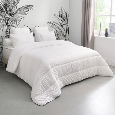 DUNLOPILLO - Ultra Gonflante Chaude - 240/260 - 450 g/m² - fibres creuses de polyester duvet - Publicité DUNLOPILLO - Ultra Gonflante Chaude - 240/260 - 450 g/m² - fibres creuses de polyester duvet - Publicité