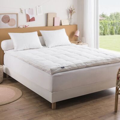 DUNLOPILLO - Premium Naturel - 10 cm - Mattress Topper - Publicité DUNLOPILLO - Premium Naturel - 10 cm - Mattress Topper - Publicité