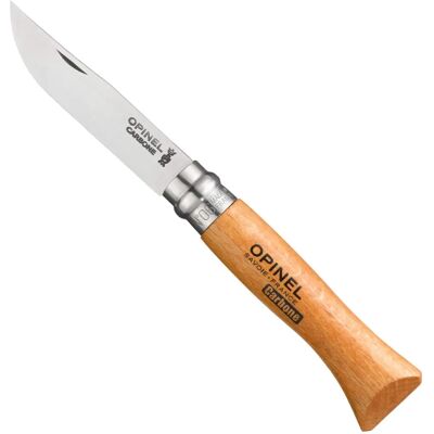 Opinel N°06 Carbon Steel Mes with Safety Lock - Classic French Design Opinel N°06 Carbon Steel Mes with Safety Lock - Classic French Design