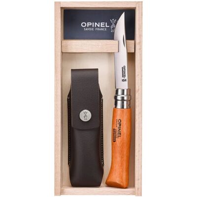 Opinel Nr. 8 Bubinga - Carbon, Box Opinel Nr. 8 Bubinga - Carbon, Box