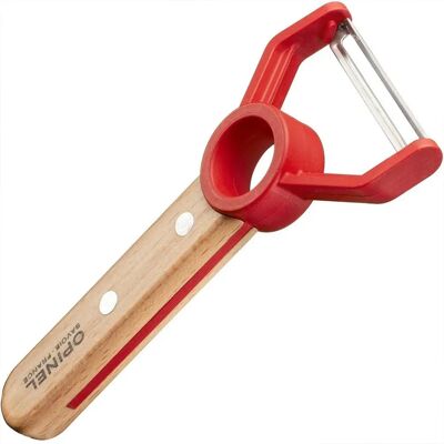 Opinel Le Petit Chef Vegetable Peeler - Child Safe - Beech Opinel Le Petit Chef Vegetable Peeler - Child Safe - Beech