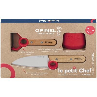 Opinel Le Petit Chef 3 pc Knife Set - Safety for Kids Opinel Le Petit Chef 3 pc Knife Set - Safety for Kids