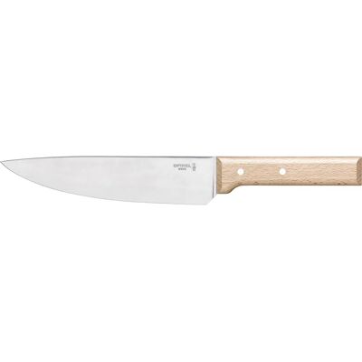 Faca de Cozinheiro Opinel Cabo em Bétula No 118 - Aço Inoxidável - 20cm Faca de Cozinheiro Opinel Cabo em Bétula No 118 - Aço Inoxidável - 20cm