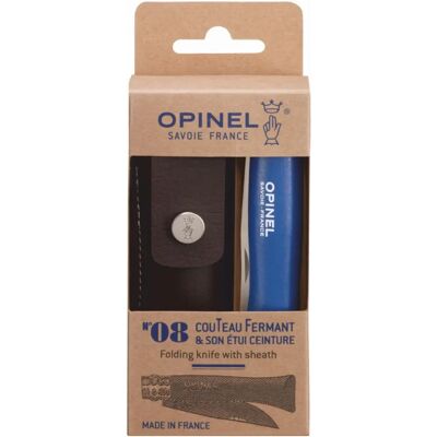 Opinel No. 8 Carbón - Cuchillo plegable - Cierre de seguridad Virobloc Opinel No. 8 Carbón - Cuchillo plegable - Cierre de seguridad Virobloc
