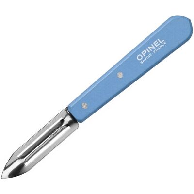 Opinel Sky Blue Vegetable Peeler - Model 115 - High-Quality French Kitchen Tool Opinel Sky Blue Vegetable Peeler - Model 115 - High-Quality French Kitchen Tool