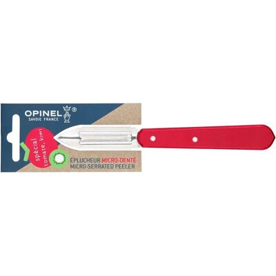 Pelador de verduras de acero inoxidable microdentado Opinel 6cm - Verduras Pelador de verduras de acero inoxidable microdentado Opinel 6cm - Verduras