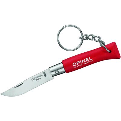 Opinel N° 4 Roter Messer - Schlüsselanhänger Set 6 Opinel N° 4 Roter Messer - Schlüsselanhänger Set 6