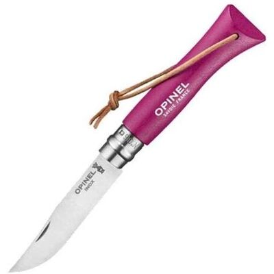 Opinel N6 Framboise - Couteau Pliant Compact - Publicité Opinel N6 Framboise - Couteau Pliant Compact - Publicité