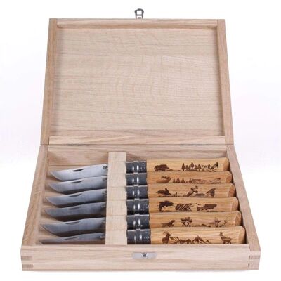 OPINEL Holz Animalier Messer-Set - Mehrzweckmesser OPINEL Holz Animalier Messer-Set - Mehrzweckmesser