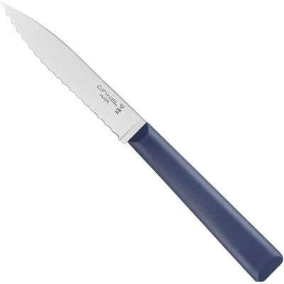 Opinel N°313 Essentieel+ Blauw 10cm roestvrijstalen gekarteld mes - Mes Opinel N°313 Essentieel+ Blauw 10cm roestvrijstalen gekarteld mes - Mes