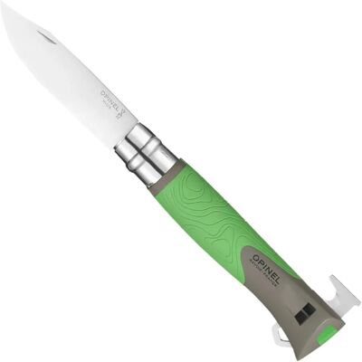 Opinel N°12 Explore Nature Bushcraft Multifonction vert - Publicité Opinel N°12 Explore Nature Bushcraft Multifonction vert - Publicité