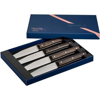 Opinel Dunkles Esche 4-teiliges Besteckset - Küchengerät Opinel Dunkles Esche 4-teiliges Besteckset - Küchengerät