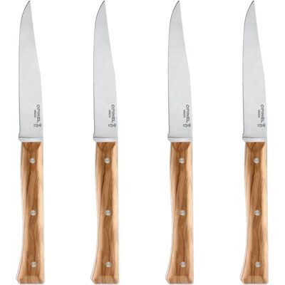Opinel Facette Olive, 4-teiliges Messer-Set - Besteckset Opinel Facette Olive, 4-teiliges Messer-Set - Besteckset