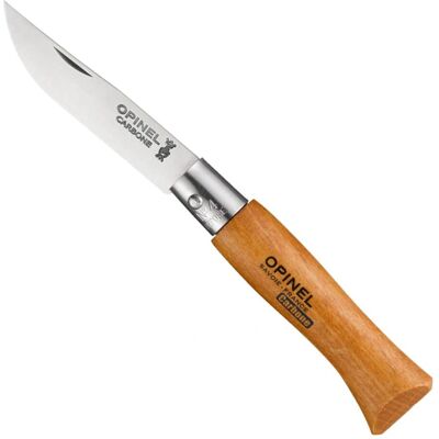 Couteau Opinel N° 4 en acier au carbone - Marron Couteau Opinel N° 4 en acier au carbone - Marron