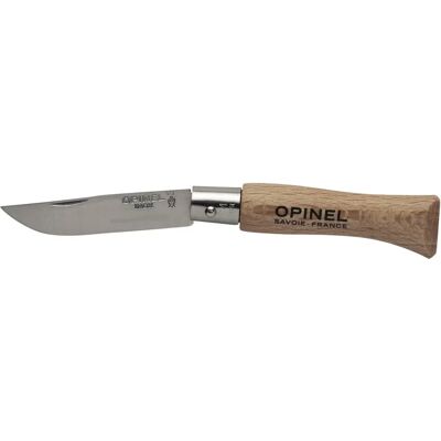 Opinel No 4 Lackiertes Buchenholz Messer - Messer Opinel No 4 Lackiertes Buchenholz Messer - Messer
