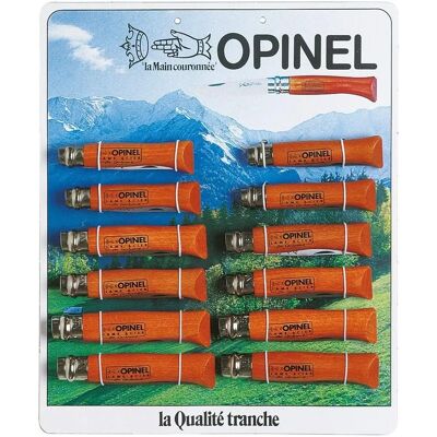 Opinel - Juego de 12 cuchillos de acero al carbono Opinel - Juego de 12 cuchillos de acero al carbono