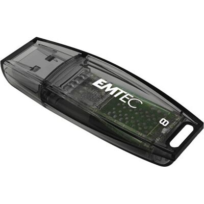 Clé USB Emtec C410 8GB - USB 2.0 - Noir - Publicité Clé USB Emtec C410 8GB - USB 2.0 - Noir - Publicité