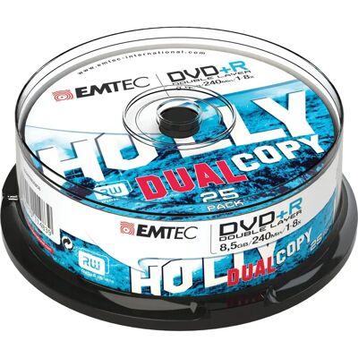 Emtec ECOVPR85258CB DVD+R DL 8,5 Go - DVD - Publicité Emtec ECOVPR85258CB DVD+R DL 8,5 Go - DVD - Publicité
