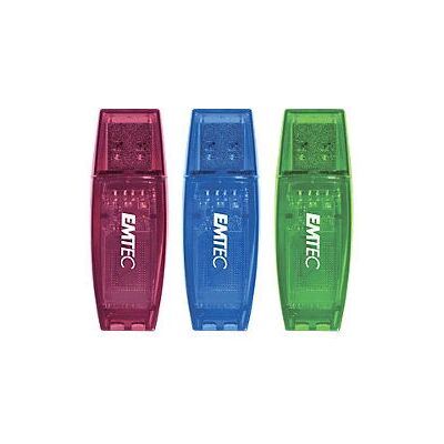 Emtec C410 8GB USB Flash Drive - USB Type-A 2.0 Flerfärgad Emtec C410 8GB USB Flash Drive - USB Type-A 2.0 Flerfärgad