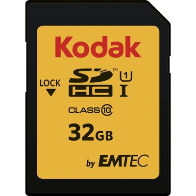 Kodak SDHC/SDXC Class 10 UHS-I U1 - SDHC 32GB (EKMSD32GHC10K) Kodak SDHC/SDXC Class 10 UHS-I U1 - SDHC 32GB (EKMSD32GHC10K)