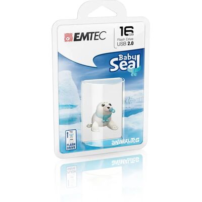 Emtec Seal USB Clé 16 GB - Animal Marin USB 2.0 - Publicité Emtec Seal USB Clé 16 GB - Animal Marin USB 2.0 - Publicité