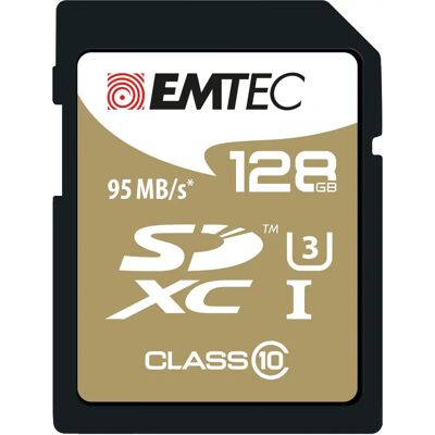 Scheda di memoria Emtec 128GB UHS-I U3 V30 - SDXC Classe 10 Scheda di memoria Emtec 128GB UHS-I U3 V30 - SDXC Classe 10