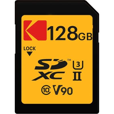 Kodak Ultra Pro UHS-II U3 V90 SDXC - 128GB Kodak Ultra Pro UHS-II U3 V90 SDXC - 128GB