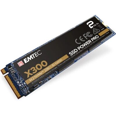 Emtec X300 Power Pro M.2 - 2TB - SSD Interno - Alta Prestazione Emtec X300 Power Pro M.2 - 2TB - SSD Interno - Alta Prestazione
