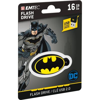 Clé USB Batman Emtec - 16GB - USB Type-A 2.0 - Multicolore - Publicité Clé USB Batman Emtec - 16GB - USB Type-A 2.0 - Multicolore - Publicité