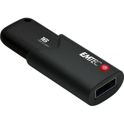 Emtec B120 Click Secure 16GB USB 3.2 Flash-Laufwerk - USB Typ-A Emtec B120 Click Secure 16GB USB 3.2 Flash-Laufwerk - USB Typ-A
