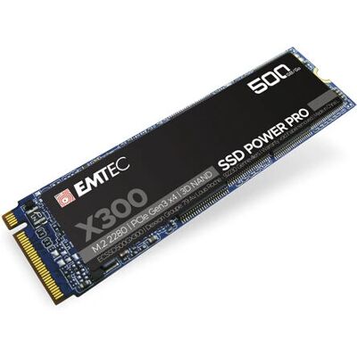 Emtec X300 500GB M.2 PCIe SSD - Disque SSD - Publicité Emtec X300 500GB M.2 PCIe SSD - Disque SSD - Publicité