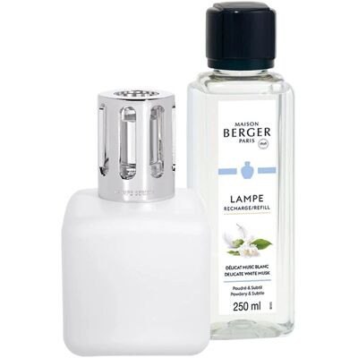 Maison Berger Paris Biała Lampa Katalityczna Glacon - Tę Prawdziwy Biały T 250ml Maison Berger Paris Biała Lampa Katalityczna Glacon - Tę Prawdziwy Biały T 250ml